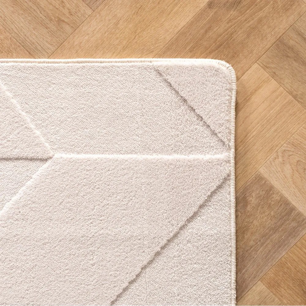 Tappeto color crema lavabile 120x170 cm Pompei 1613 – Ayyildiz Carpets