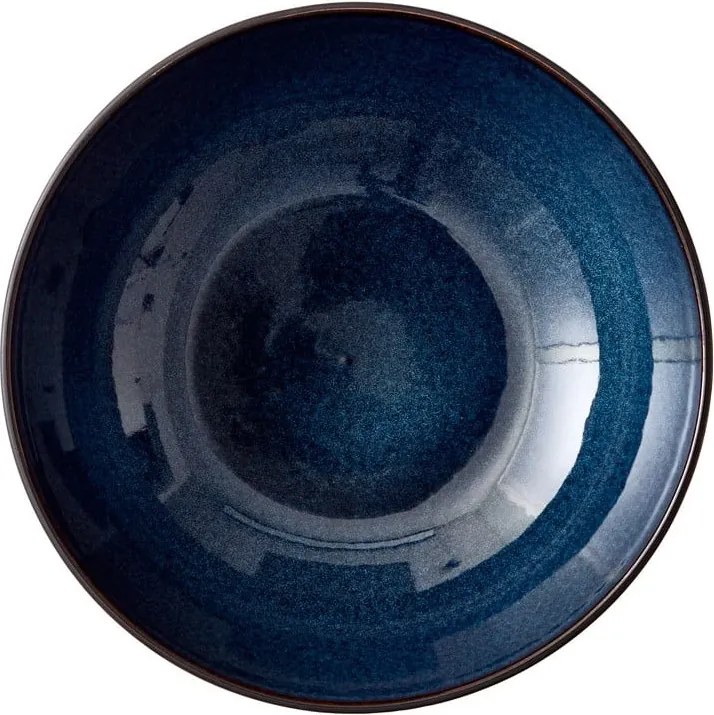 Ciotola nera/blu in gres ø 30 cm Gastro Dark Blue/Black – Bitz