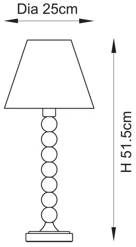 Endon 114735 - Lampada da tavolo HIGGLEDY 1xE14/7W/230V rosa/arancione