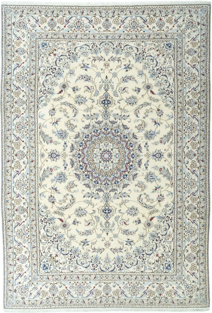 Nain Tappeto persiano 250x360 Beige (Iran) Annodato A Mano