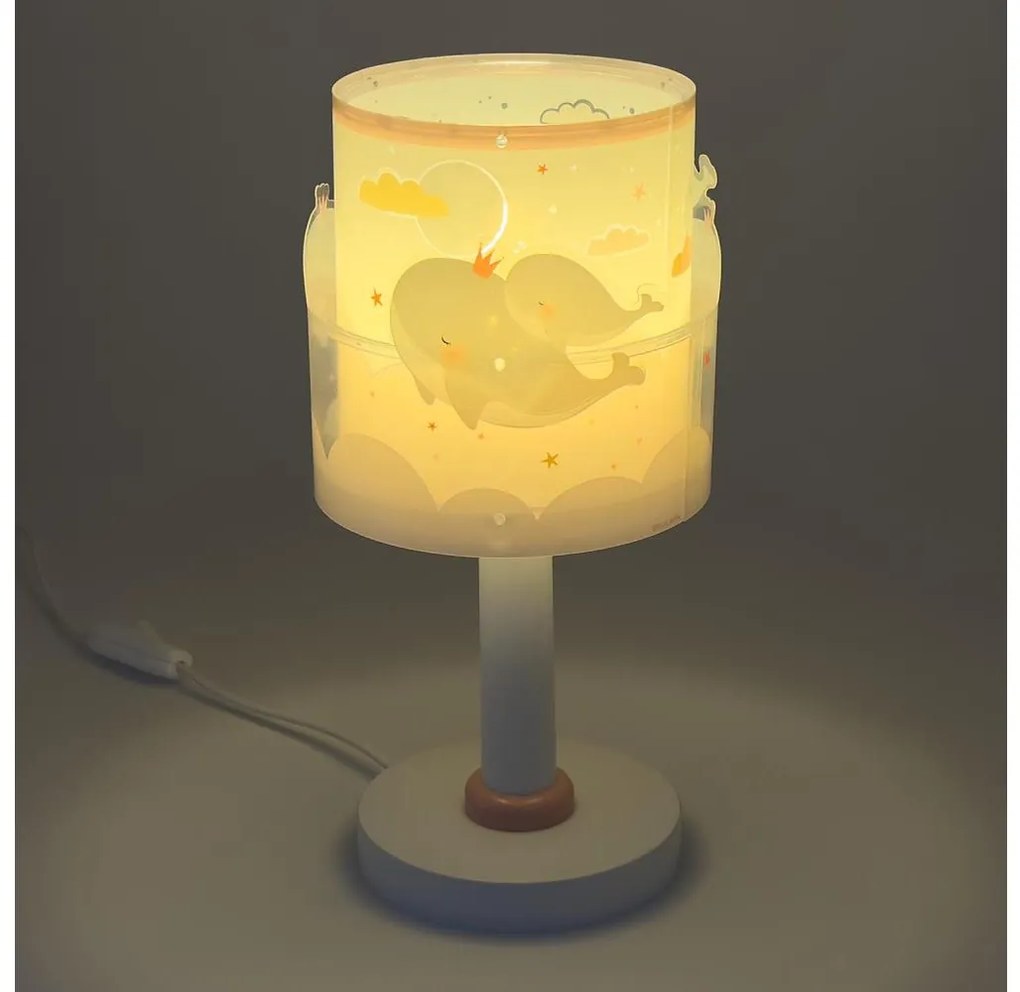 Dalber 61171S - Lampada per bambini WHALE DREAMS 1xE14/8W/230V rosa