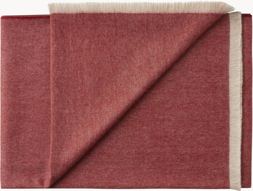 Coperta premium in baby alpaca con frange Trujillo