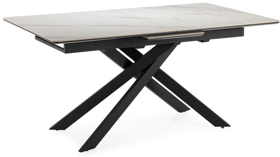Tavolo da pranzo allungabile con piano aggiuntivo in ceramica 89,5x160 cm Belma - Marckeric