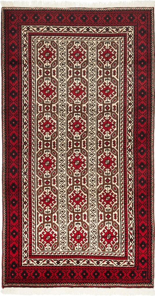 Tappeto 100 x 180 (Iran) Annodato A Mano