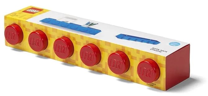 Mensola a muro rossa per bambini Sleek - LEGO®