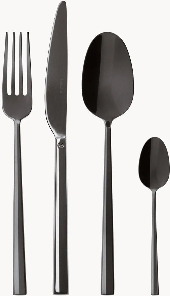 Set di posate in acciaio inossidabile Rock, varie misure