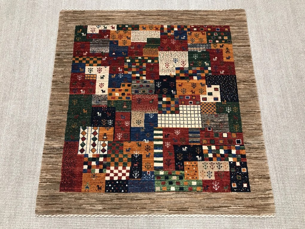 Loribaft Tappeto persiano 120 x 120 (Iran) Annodato A Mano