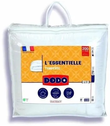 Piumino Letto DODO L'Essentielle Tempérée Bianco 200 x 200 cm