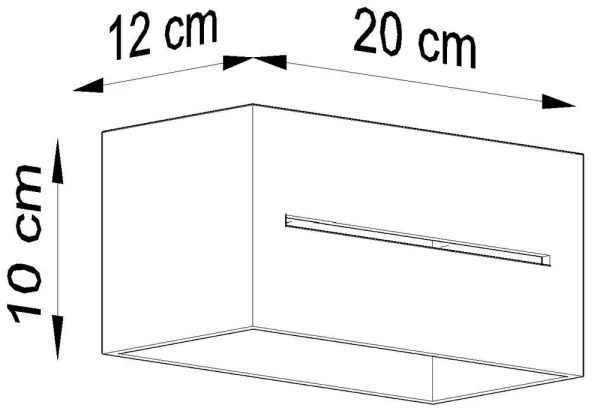 Applique LOBO 2xG9/40W/230V nero