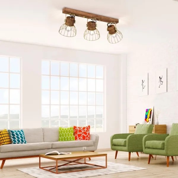 Leuchten Direkt 11488-60 - Faretto ALAMI 3xE27/25W/230V