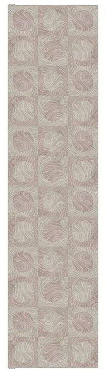 Pannello mdf decoro intarsi vortice rovere L 120 x H 60 cm Sp 19 mm multicolore