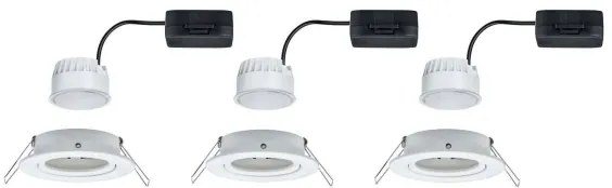 Paulmann 93449 - SET 3xLED/6,5W IP23 Lampada da incasso per bagno NOVA 230V