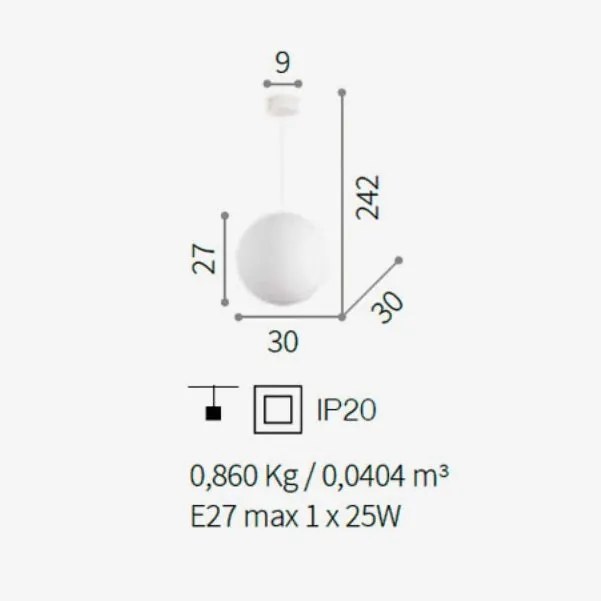 Ideallux carta sp1 d30