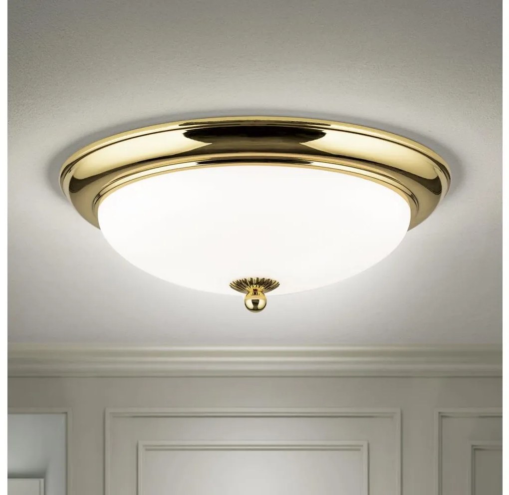 Orion - Plafoniera EMPIRA 2xE27/40W/230V Ø 35,5 cm dorata