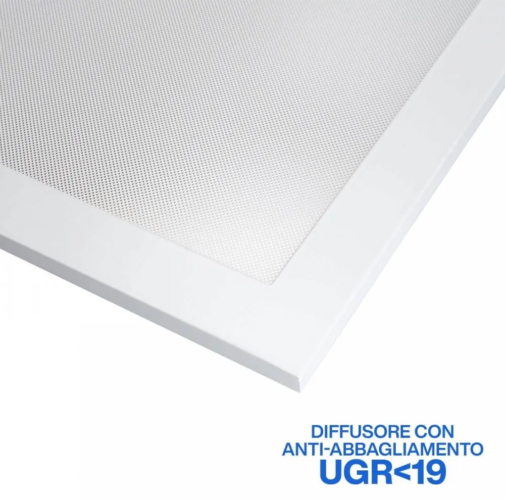 Pannello LED a Sospensione 120x30 42W UGR19 CCT - PHILIPS CertaDrive Colore Bianco Variabile CCT