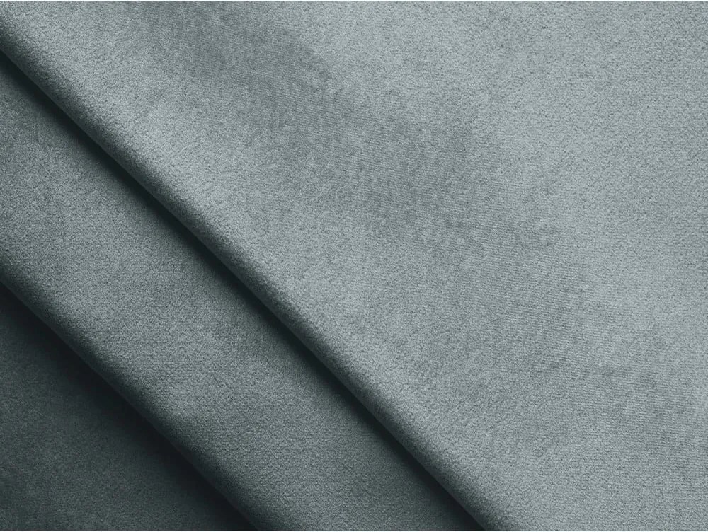 Divano azzurro con rivestimento in velluto 232 cm Moana – Makamii