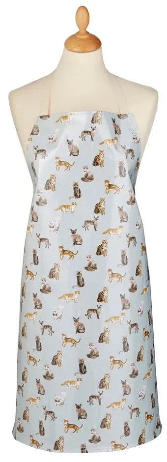 Grembiule blu con cravatta Curious Cats - Cooksmart ®