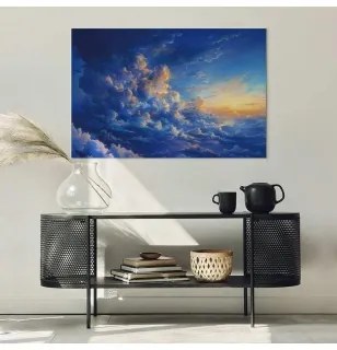 Quadro - When the Sky Becomes a Canvas: Artistic Creation of Nature in the Clouds Su tela italiana 120x80