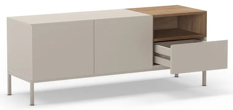 Mobile TV color crema 140x55 cm Cailin - Marckeric