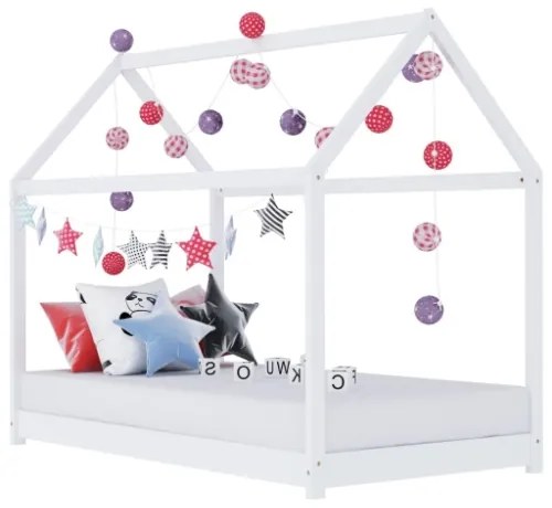 Giroletto per Bambini Bianco in Massello di Pino 70x140 cm