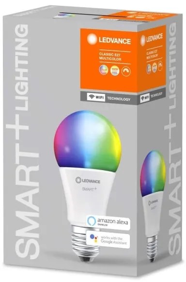 Lampadina LED RGBW dimmerabile SMART+ E27/9W/230V 2700K-6500K Wi-Fi - Ledvance