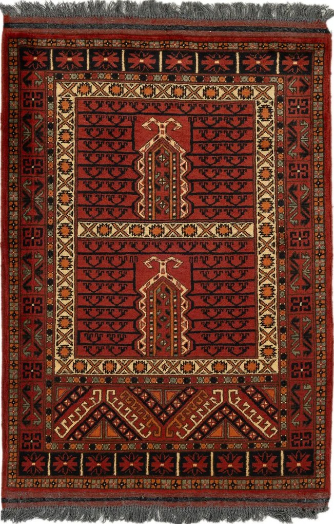 Afghan Tappeto orientale 90x120 (Afghanistan) Annodato A Mano