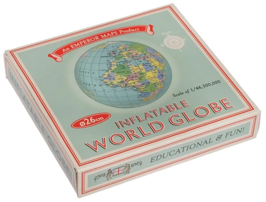 Globo gonfiabile Mappa del mondo International World Map - Rex London