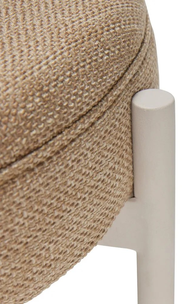 Sgabello beige Silo - Hübsch