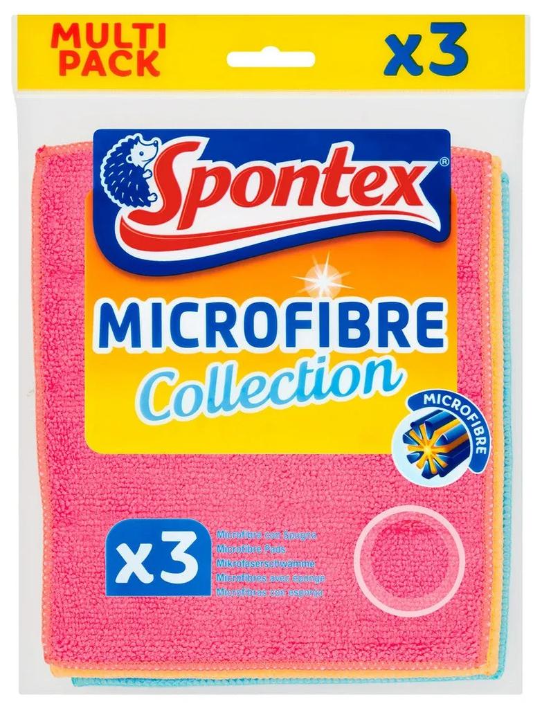 Panno in microfibra Vileda 36 x 34 cm Microfibre Colori assortiti (36 x 38 cm) (3 uds)