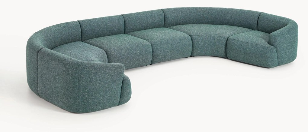 Divano XL componibile in bouclé Sofia