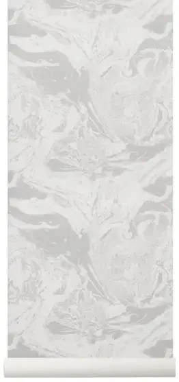 Ferm Living Carta da parati Marbling - Beige