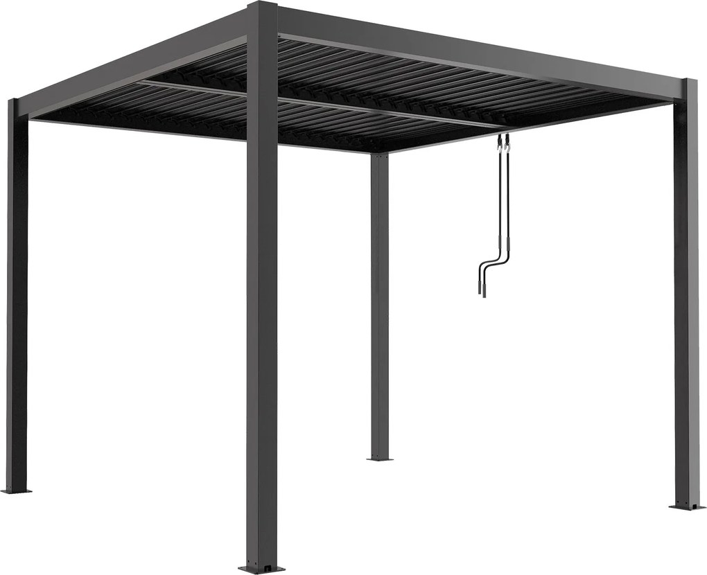 NIMBUS - pergola bioclimatica in alluminio 4x4