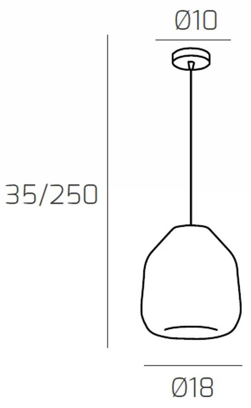 Sospensione Contemporanea Double Skin Beta Metallo Cromo Vetro Blu 1 Luce E27