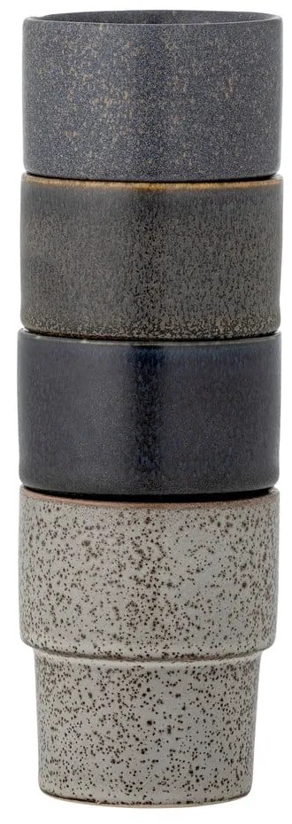 Tazzine in set per espresso marroni in gres 4 pz 150 ml Ewan – Bloomingville