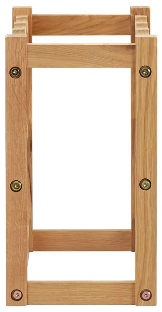 Cantinetta per 12 bottiglie 47x21x36 cm in legno massello di rovere