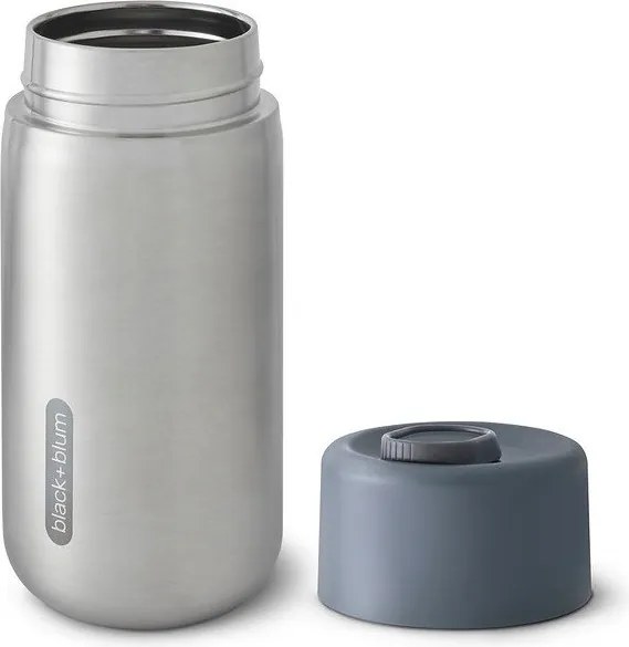 Tazza termica argentata in acciaio inox 340 ml – Black + Blum