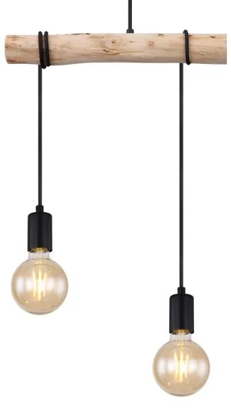 Globo 15539-3H - Lampadario su corda GREGOR 3xE27/60W/230V