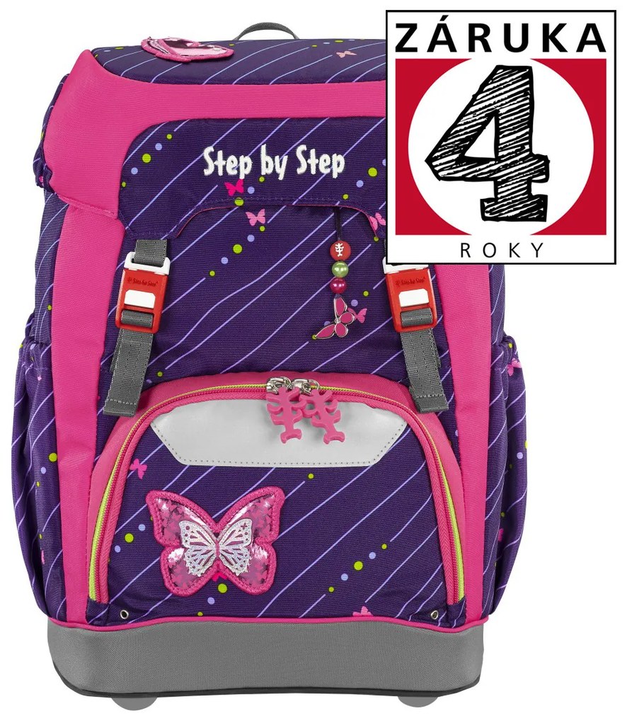 Zaino scuola Step by Step GRADE Shiny Butterfly