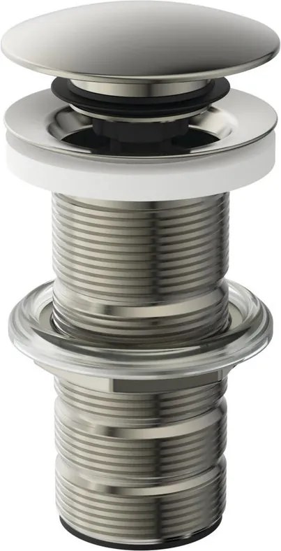 Piletta per lavabo click-clack IDEAL STANDARD attacco  1 1/4" foro Ø 62 mm in ottone grigio
