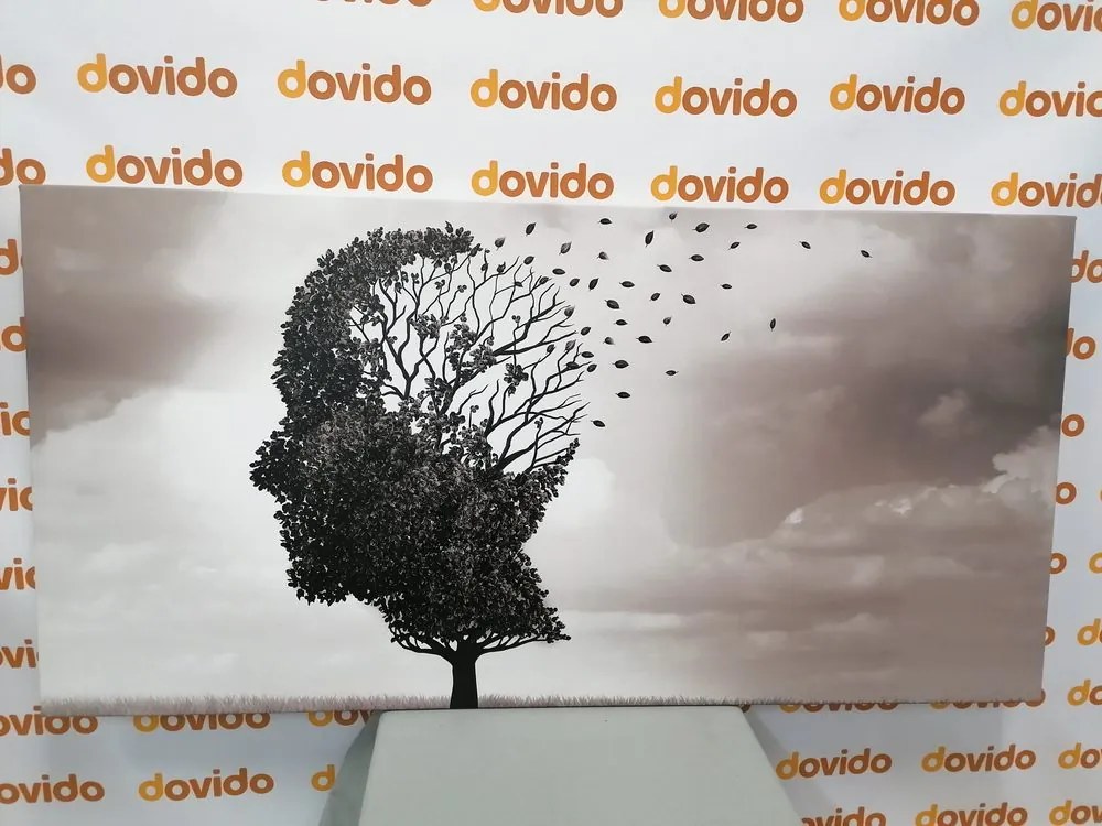 Quadro su tela – Albero in forma di volto