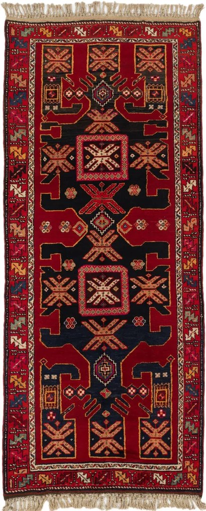 Meshkin Tappeto 130 x 310 (Iran) Annodato A Mano