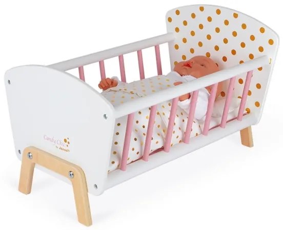 Janod - Letto per bambole CANDY CHIC