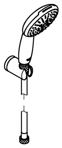 GROHE 26769001 - Set doccia VITALIO START 110 1750 mm cromo lucido