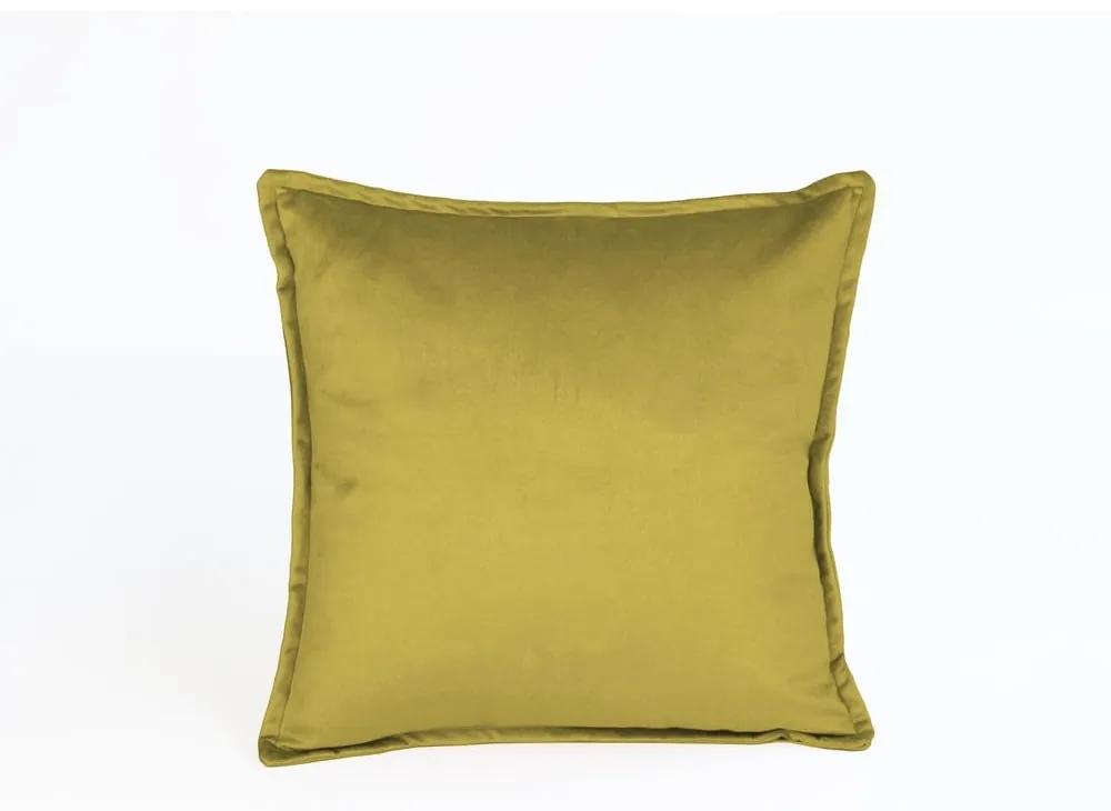 Cuscino in velluto giallo Tercio , 45 x 45 cm - Velvet Atelier