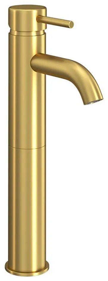 BATH DELUXE 28-005-02-70-00 - Rubinetto del lavandino DRAGOR 29 cm pettinato ottone