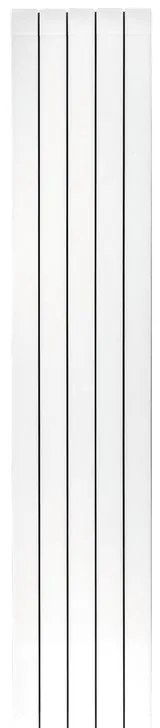 Radiatore acqua calda PRODIGE SUPERIOR in alluminio, 5 elementi, interasse 2000 mm, bianco