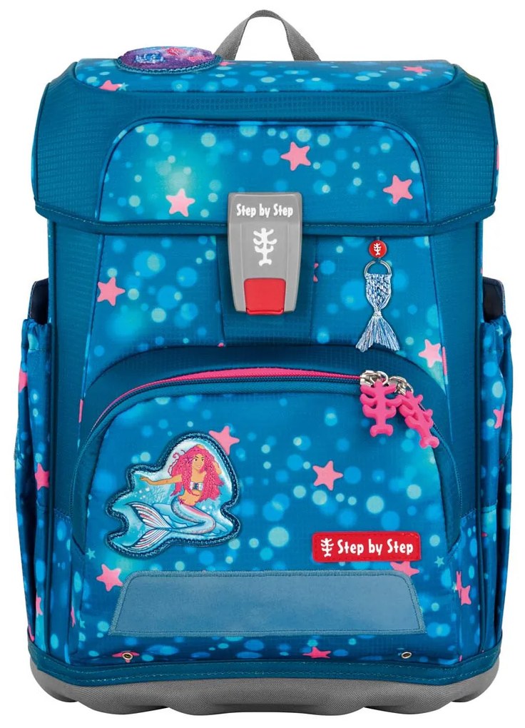 Zaino scuola Step by Step CLOUD, set 5 pezzi, Mermaid Lola