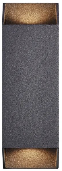 Nordlux - Applique da esterno NICO 2xGU10/35W/230V IP54 nero