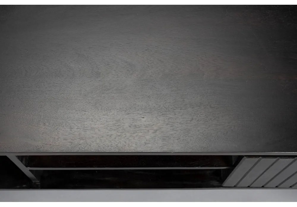 Mobile TV marrone scuro in mango massiccio 140x45x40 cm Kenji – Dutchbone