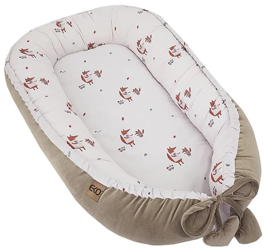 EKO - Cesto per bambini in cotone FOX 90x60 cm